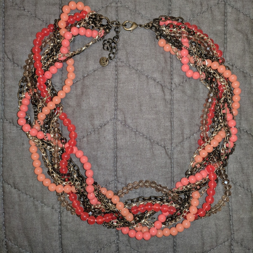 LOFT Statement Multistrand Braided Short Necklace